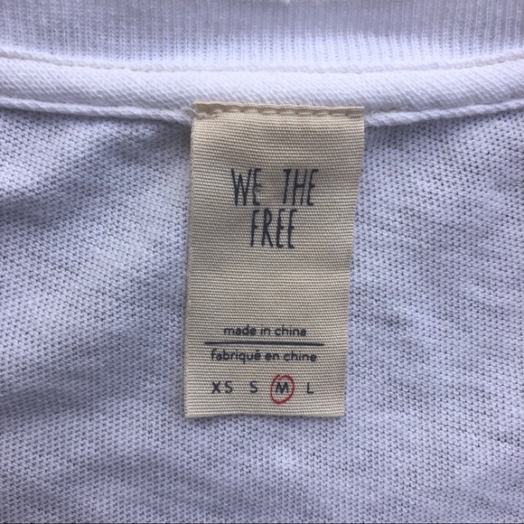 We The Free White Sleeveless Top Size Medium - Picture 4 of 6